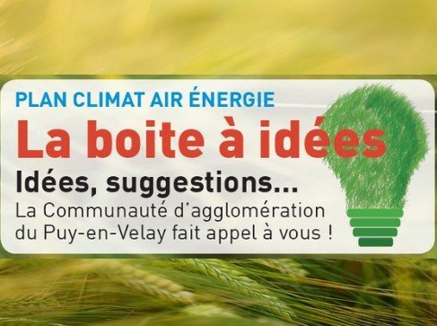 Plan Climat Air Energie – La boîte à idées
