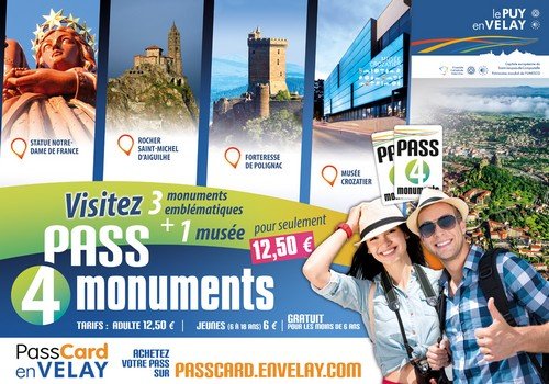Lancement du Pass’card pour visiter 4 monuments emblématiques en Velay