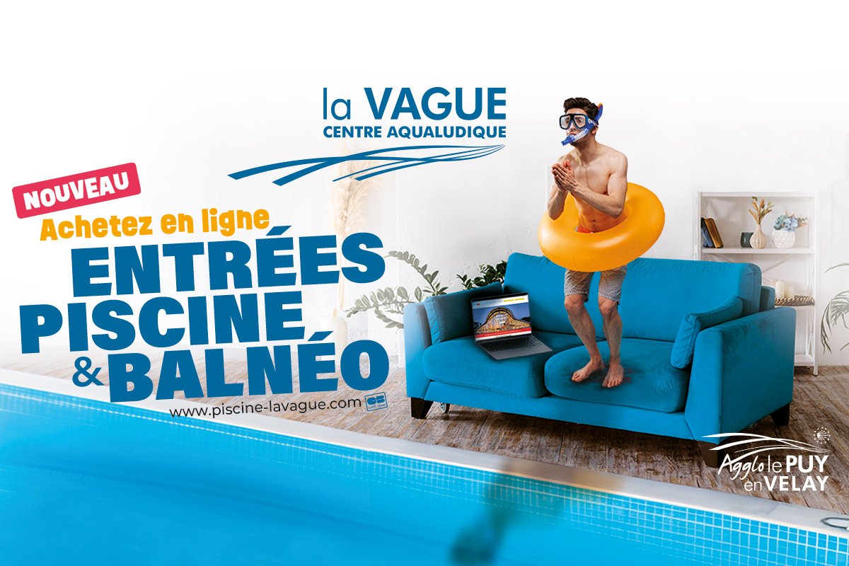 NOUVEAU : une billetterie en ligne à la piscine la Vague