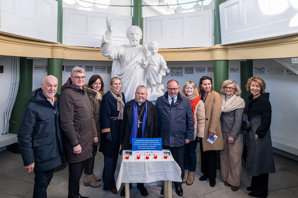 La statue Saint-Joseph d’Espaly a fait peau neuve